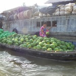Vietnam-Mekong-delta_floating-market-trading-water-melons